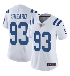 Women's Nike Indianapolis Colts #93 Jabaal Sheard Elite White NFL Jersey