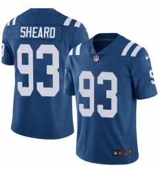 Youth Nike Indianapolis Colts #93 Jabaal Sheard Royal Blue Team Color Vapor Untouchable Limited Player NFL Jersey