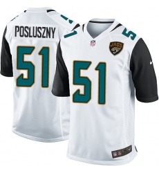 Men's Nike Jacksonville Jaguars #51 Paul Posluszny Game White NFL Jersey