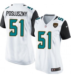 Women's Nike Jacksonville Jaguars #51 Paul Posluszny Game White NFL Jersey
