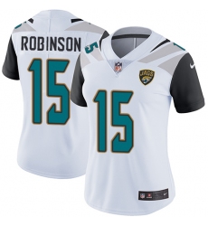 Women's Nike Jacksonville Jaguars #15 Allen Robinson Elite White NFL Jersey
