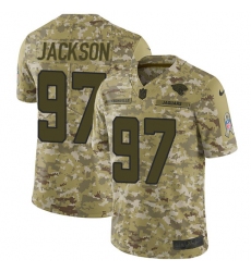 Men's Nike Jacksonville Jaguars #97 Malik Jackson Limited Camo 2018 Salute to Service NFL Jersey