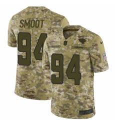 Men's Nike Jacksonville Jaguars #94 Dawuane Smoot Limited Camo 2018 Salute to Service NFL Jersey