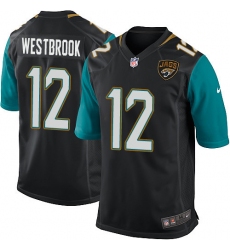 Men's Nike Jacksonville Jaguars #12 Dede Westbrook Game Black Alternate NFL Jersey