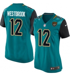 Women's Nike Jacksonville Jaguars #12 Dede Westbrook Game Teal Green Team Color NFL Jersey