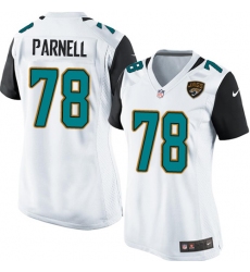 Women's Nike Jacksonville Jaguars #78 Jermey Parnell Game White NFL Jersey