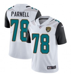 Youth Nike Jacksonville Jaguars #78 Jermey Parnell White Vapor Untouchable Limited Player NFL Jersey