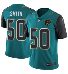 Youth Nike Jacksonville Jaguars #50 Telvin Smith Teal Green Team Color Vapor Untouchable Limited Player NFL Jersey