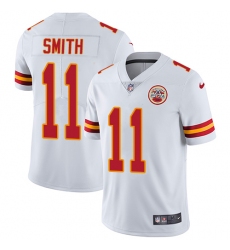 Youth Nike Kansas City Chiefs #11 Alex Smith White Vapor Untouchable Limited Player NFL Jersey