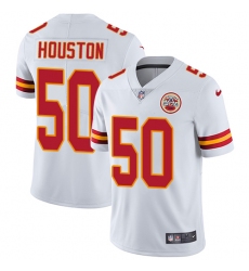 Men's Nike Kansas City Chiefs #50 Justin Houston White Vapor Untouchable Limited Player NFL Jersey