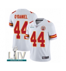 Youth Kansas City Chiefs #44 Dorian O'Daniel White Vapor Untouchable Limited Player Super Bowl LIV Bound Football Jersey