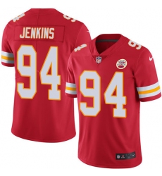 Youth Nike Kansas City Chiefs #94 Jarvis Jenkins Red Team Color Vapor Untouchable Limited Player NFL Jersey