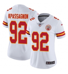 Women's Nike Kansas City Chiefs #92 Tanoh Kpassagnon Elite White NFL Jersey