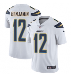 Youth Nike Los Angeles Chargers #12 Travis Benjamin White Vapor Untouchable Limited Player NFL Jersey